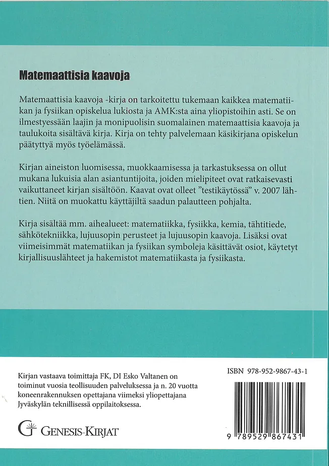 Matemaattisia kaavoja